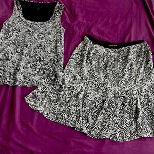 Dana Buchman skirt and top